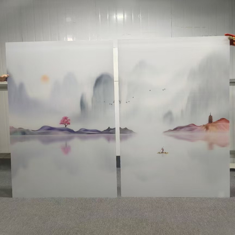 数码打印山水画